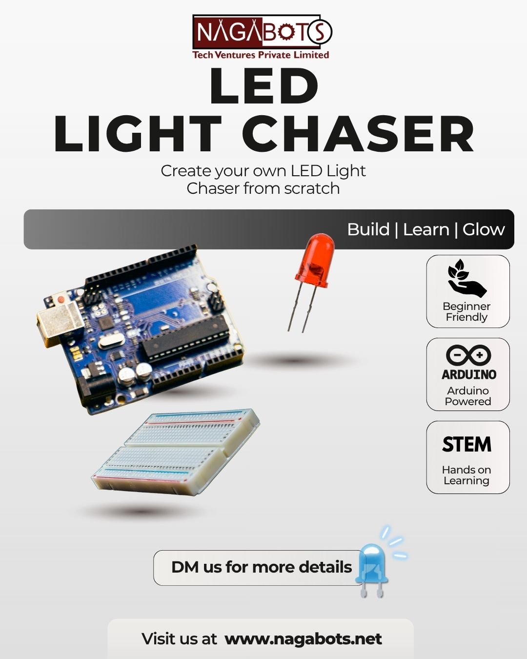 LED light chaser kit